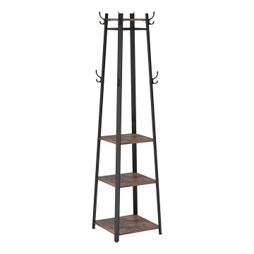 Porte-manteau sur pied LINEA noir/marron