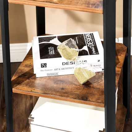 Porte-manteau sur pied LINEA noir/marron