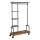 Porte-manteau sur pied mobile LINEA marron/noir
