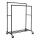 Porte-manteau sur pied mobile LINEA noir