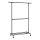 Porte-manteau sur pied mobile LINEA, noir