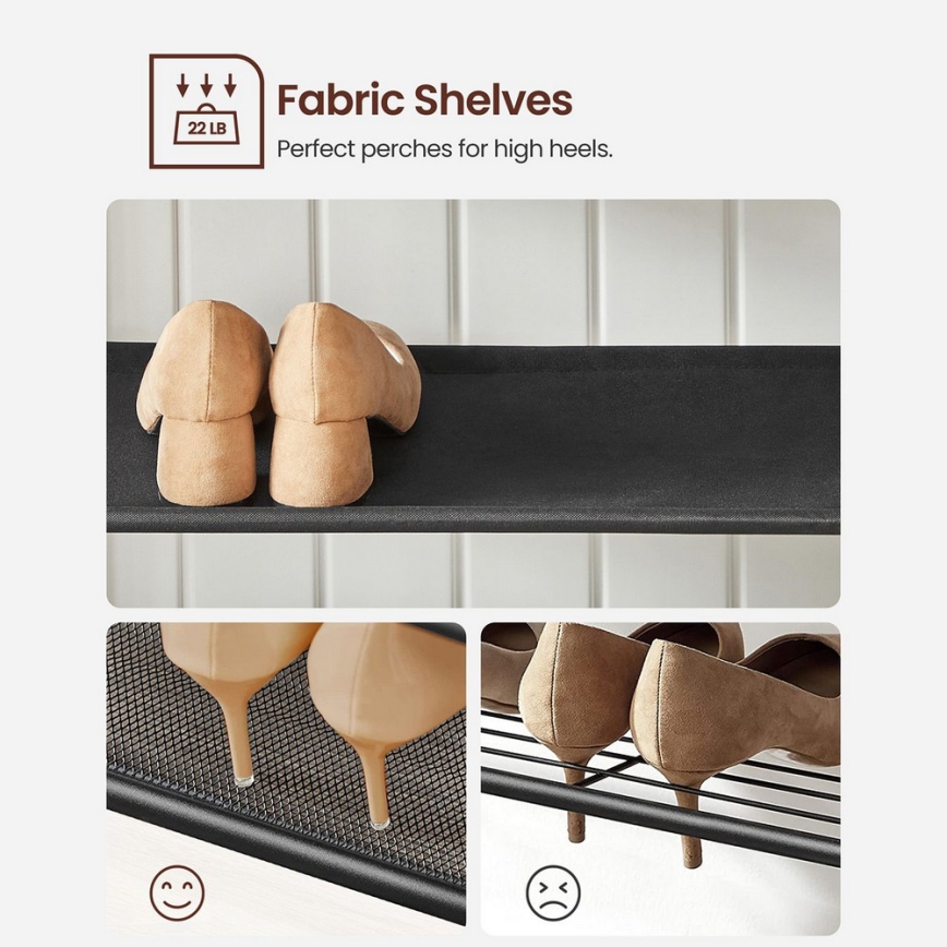 Porte-manteau sur pied NAVOR marron/noir