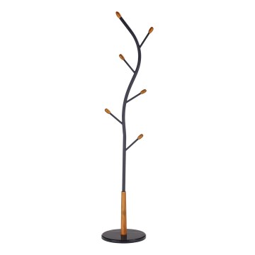 Porte-manteau sur pied STILE 186 x 38 cm noir