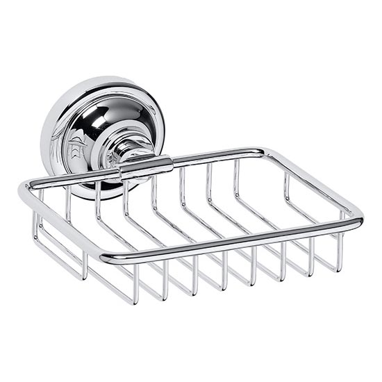 Porte-savon 14 x 6,5 cm argenté