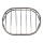 Porte-savon en fil de fer 8,4x10,7 cm chrome brillant