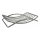 Porte-savon en fil de fer 9,7x13,8 cm chrome brillant
