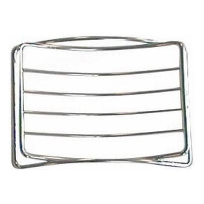 Porte-savon en fil de fer 9x11,9 cm chrome brillant