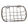 Porte-savon mural en fil de fer 9x14 cm chrome brillant
