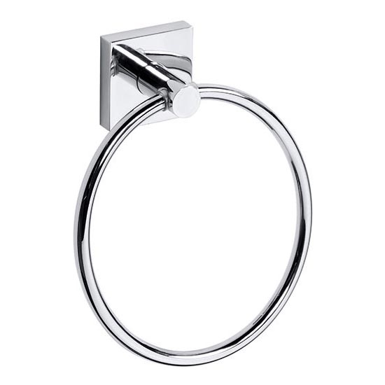 Porte-serviette 16,8x18,8 cm argenté