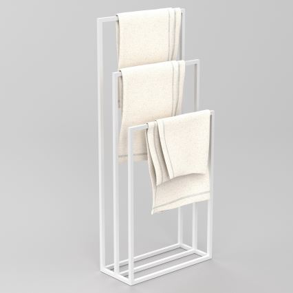 Porte-serviettes 105x45 cm blanc