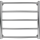 Porte-serviettes chauffant en échelle CLASSIC 102W/230V 50x53 cm acier inoxydable/chrome brillant