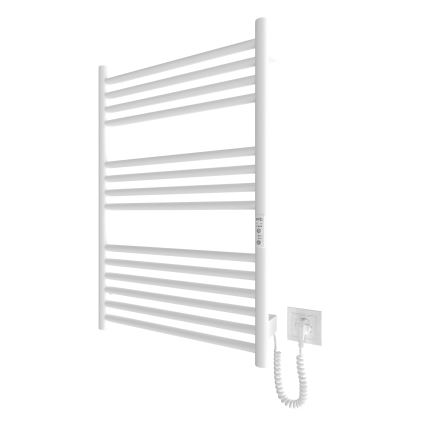 Porte-serviettes chauffant en échelle HF GREENWICH 170W/230V 77x53 cm blanc arrondi