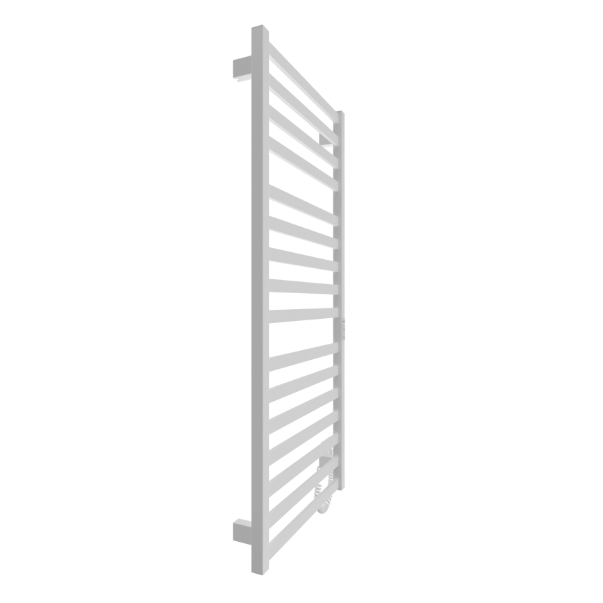 Porte-serviettes chauffant en échelle HF OXFORD 255W/230V 117x53 cm blanc droit