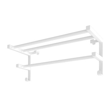 Porte-serviettes pour radiateur de salle de bains HF SHEFFIELD 52x20,4 cm blanc
