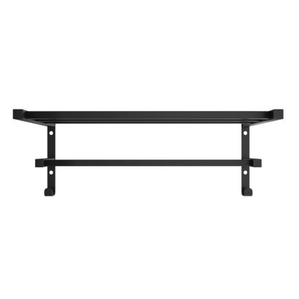 Porte-serviettes pour radiateur de salle de bains HF SHEFFIELD 52x25,6 cm, noir