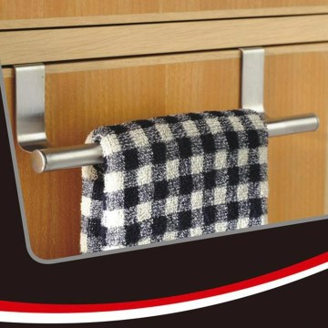 Porte-serviettes suspendu 8x23,5 cm acier inoxydable