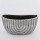 Pot de fleurs 28x14,5 cm argent/marron