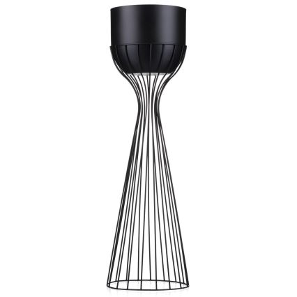 Pot de fleurs en métal LOFT 68x20 cm noir