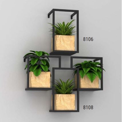 Pot de fleurs mural 30x18 cm