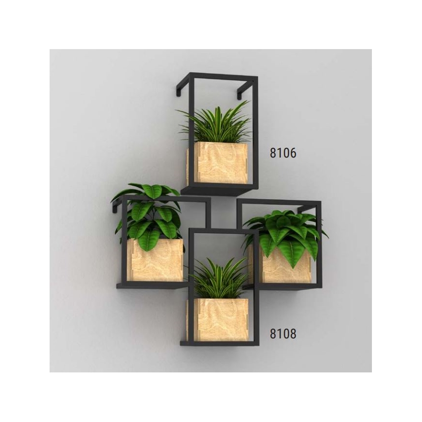 Pot de fleurs mural 30x18 cm