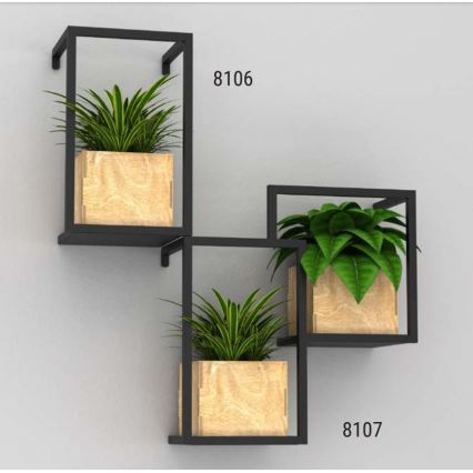 Pot de fleurs mural 30x18 cm