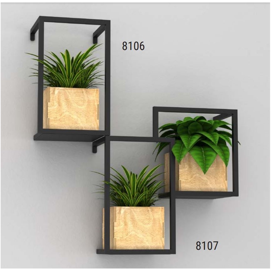 Pot de fleurs mural 30x18 cm