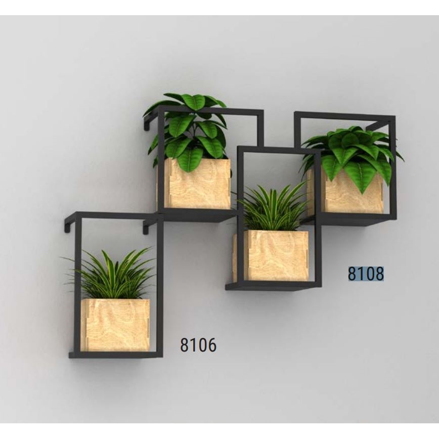 Pot de fleurs mural 30x18 cm