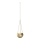 Pot de fleurs suspendu 155x27 cm doré
