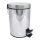 Poubelle 17x25,5 cm en inox, argentée