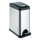 Poubelle 8 l noir/acier inoxydable
