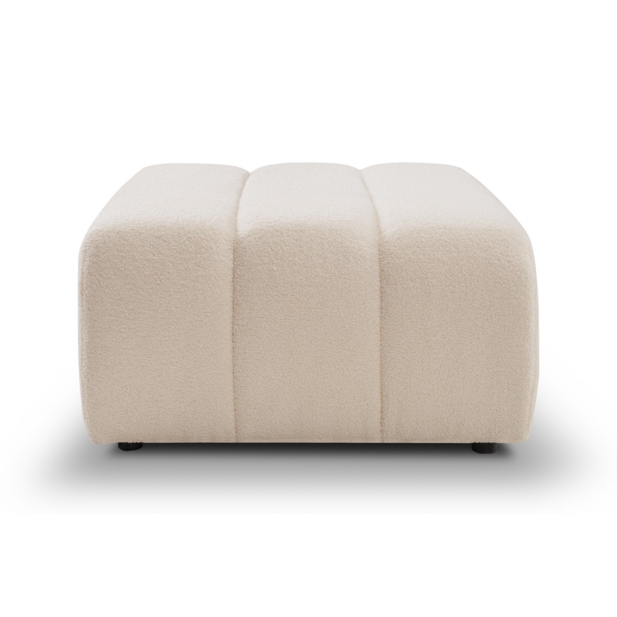 Pouf DESIO 82 x 75 cm beige