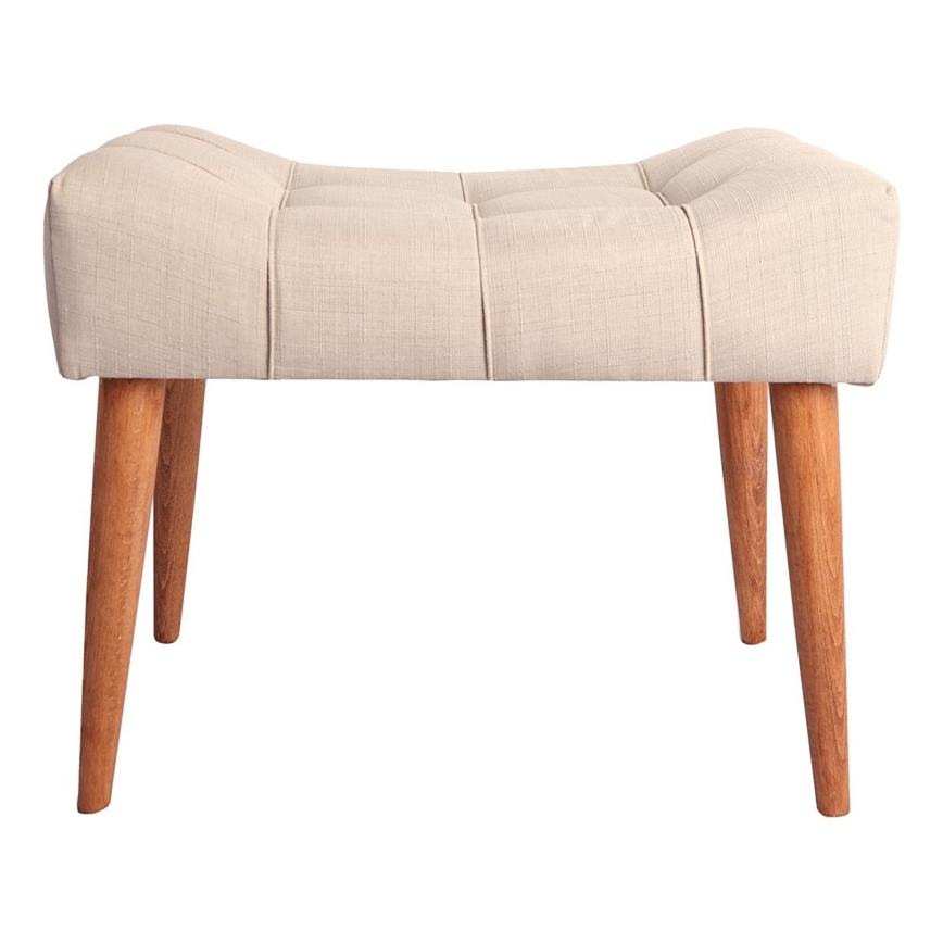 Pouf LUMI 40 x 58 cm crème