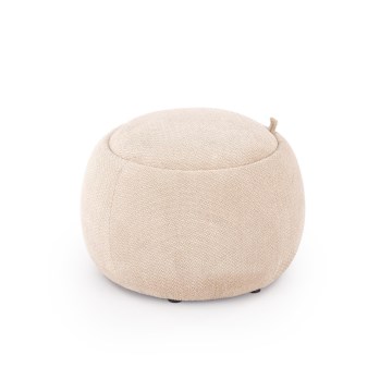 Pouf PAKS Ø 50 cm beige