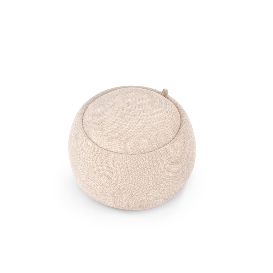 Pouf PAKS Ø 50 cm beige