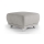 Pouf RIMINI 66x66 cm gris clair