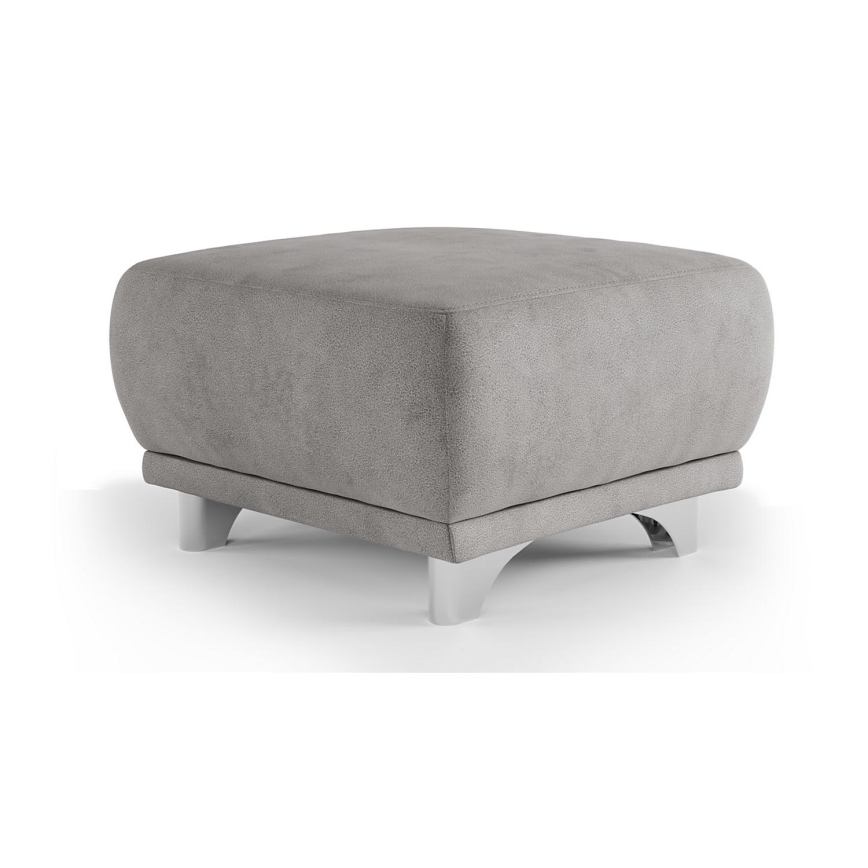 Pouf RIMINI 66x66 cm gris