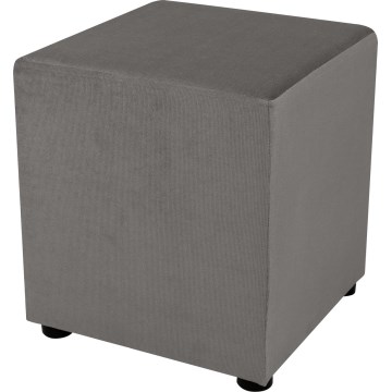 Pouf SIX 40x40 cm gris