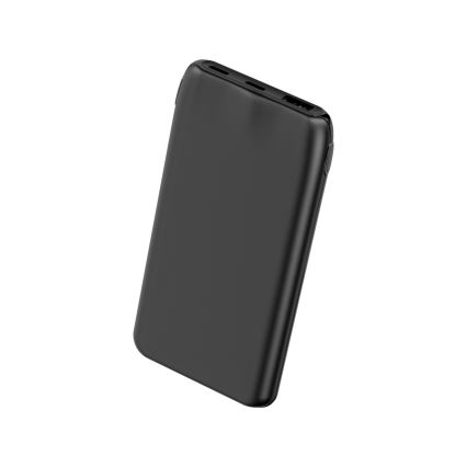Powerbank 10000 mAh 10W Power Delivery 2xUSB-C + 1xUSB-A zwart