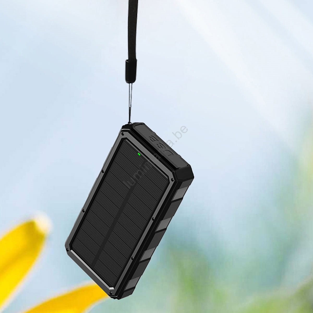 Powerbank op zonne-energie, 26800 mAh, waterdichte oplader op zonne