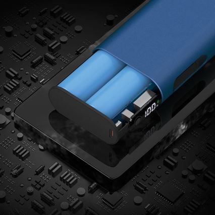 Powerbank Power Delivery 10000 mAh/22,5W/3,7V blauw