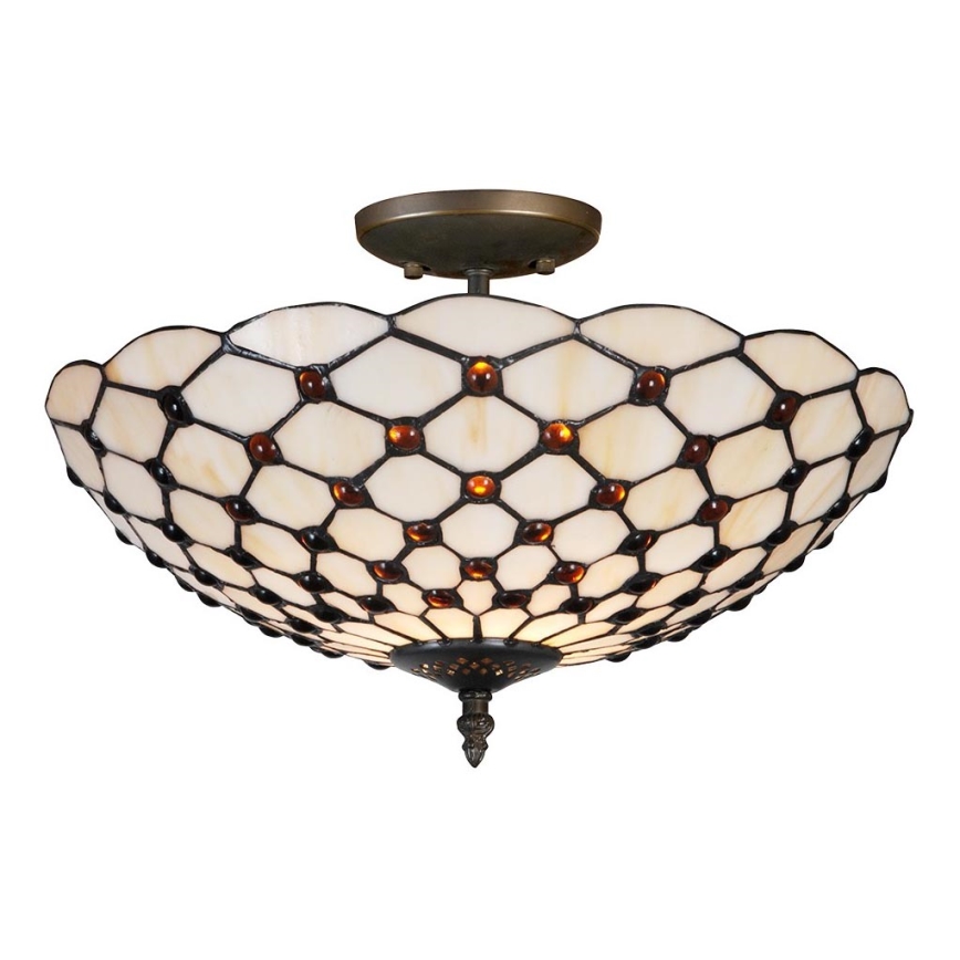Prezent 109 - Plafondverlichting TIFFANY 2xE27/40W/230V