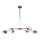Prezent 14009 - Reserve glas voor kroonluchter BLACK JACK G9 glanzend chroom