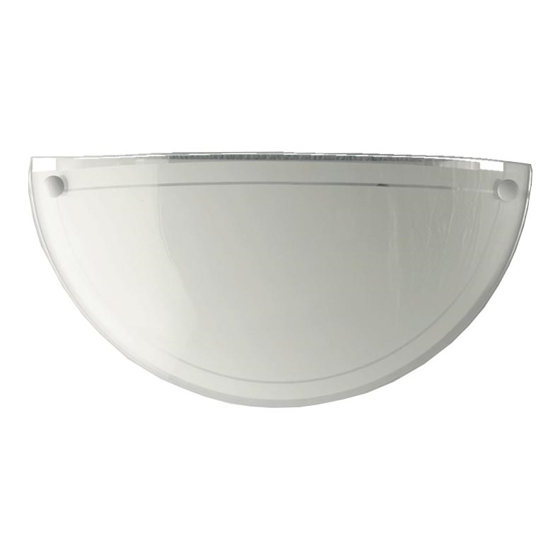 Prezent 1421 NS - Vervangingsglas voor wandlamp DISC E27 12,5x25 cm wit