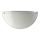 Prezent 1421 NS - Vervangingsglas voor wandlamp DISC E27 12,5x25 cm wit