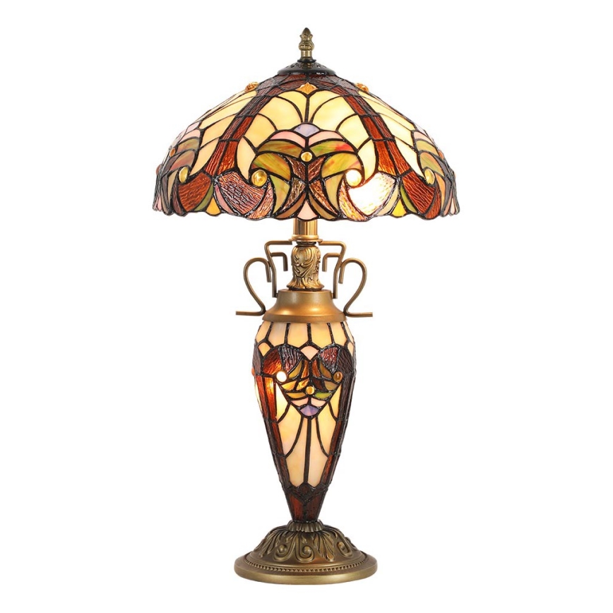 Prezent 1702 - Tafellamp TIFFANY 2xE27/60W + 1xE14/7W/230V