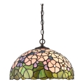 Prezent 201 - Hanglamp aan een ketting TIFFANY 2xE27/60W/230V