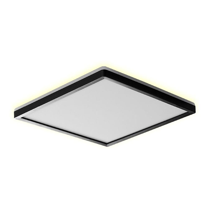 Prezent 27311 - LED Badkamer plafondlamp CORDIA SQ LED/12W/230V 3000/6000K IP54 zwart