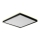 Prezent 27311 - Plafonnier salle de bain CORDIA SQ LED/12W/230V 3000/6000K IP54 noir