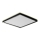 Prezent 27315 - Plafonnier salle de bain CORDIA SQ LED/24W/230V 3000/6000K IP54 noir