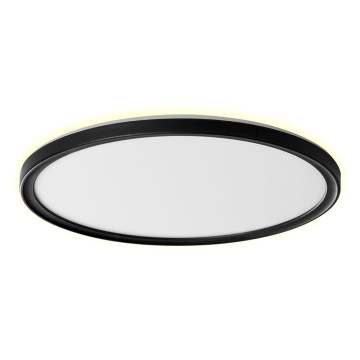 Prezent 27317 - LED plafondlamp voor badkamer CORDIA LED/30W/230V 3000/6000K IP54 Ø 50 cm zwart
